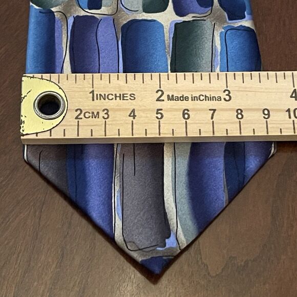 J. Garcia Wired Crossroads Collection Fifty Seven Blue Green Silk Made In China - Picture 4 of 9